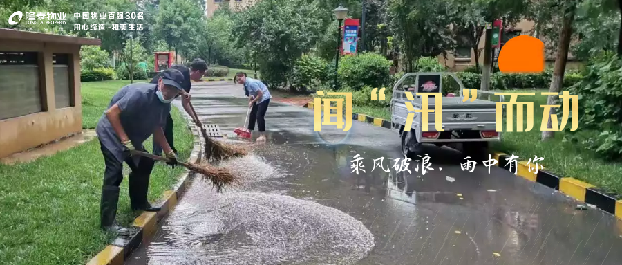 雨中坚守护家园，筑牢汛期安全墙